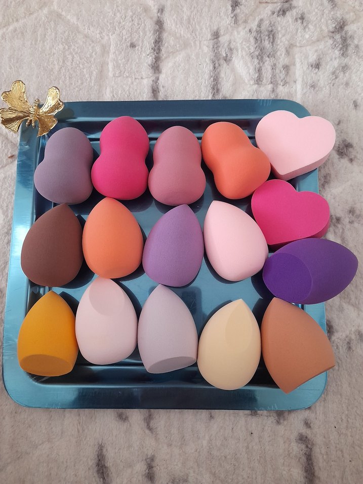 Pastel Renkli Çoklu Makyaj Süngeri - Görsel 2