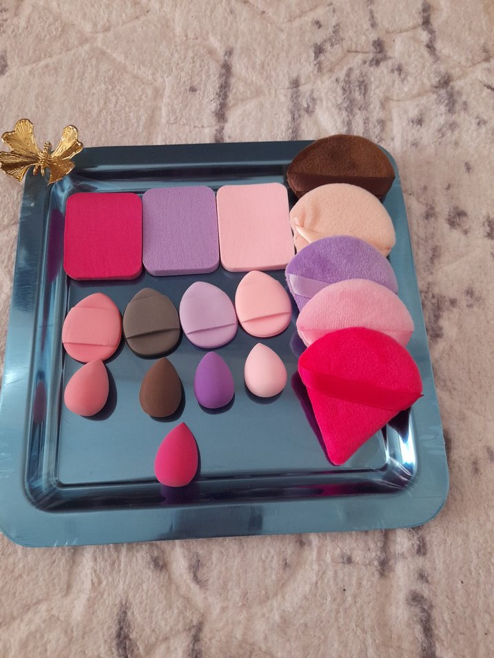 Pastel Renkli Çoklu Makyaj Süngeri - Görsel 5