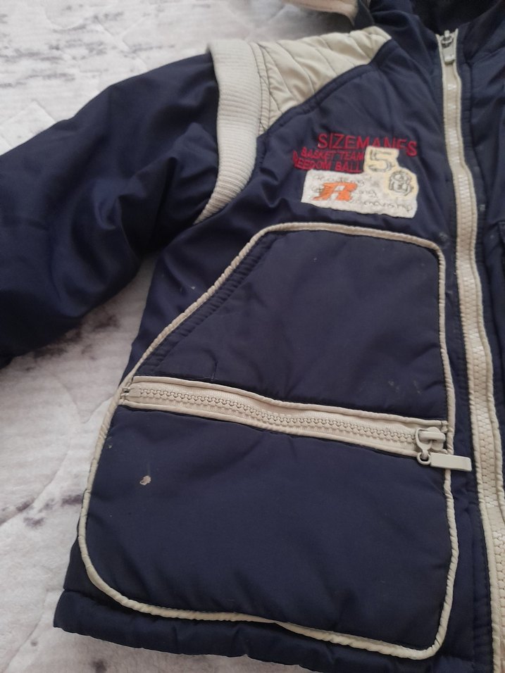 Kapüşonlu Fermuarlı Erkek Çocuk Mont - Görsel 3