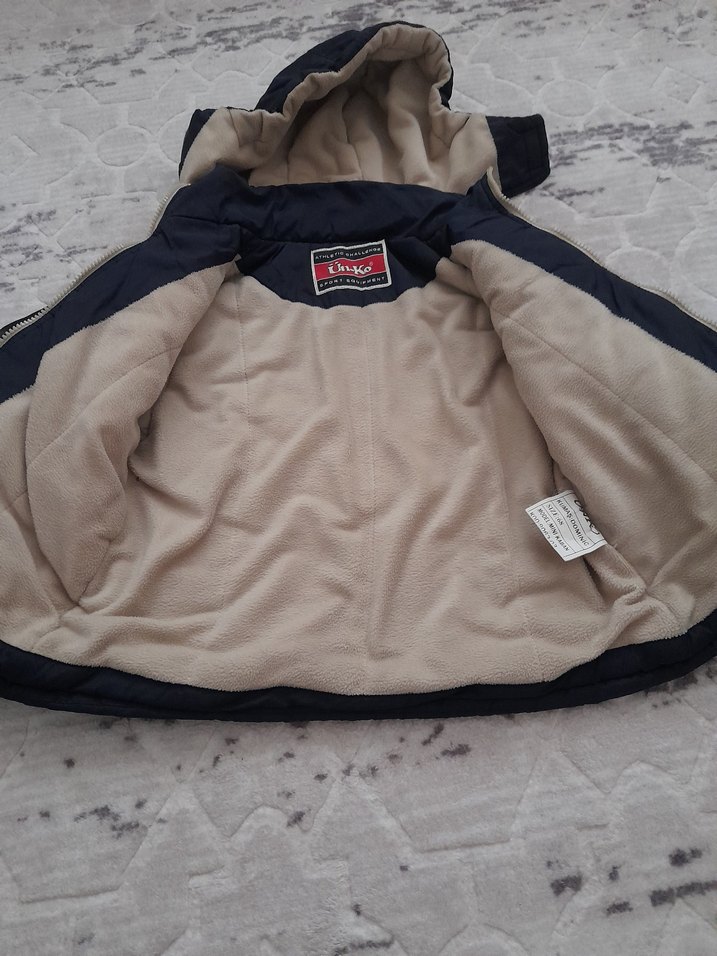 Kapüşonlu Fermuarlı Erkek Çocuk Mont - Görsel 5