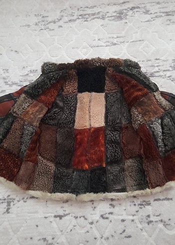 Kürklü Kahverengi erkek çocuk Mont - Görsel 4