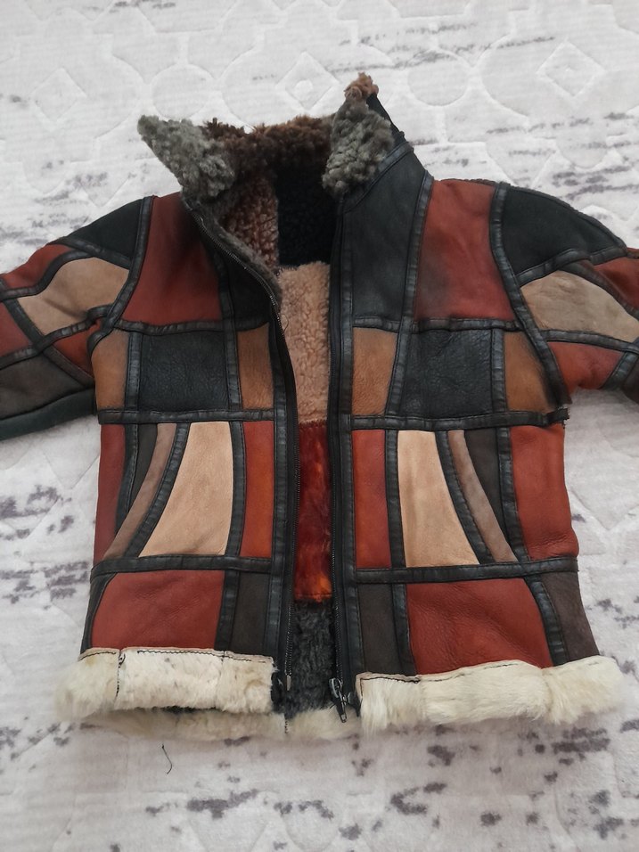 Kürklü Kahverengi erkek çocuk Mont - Görsel 2