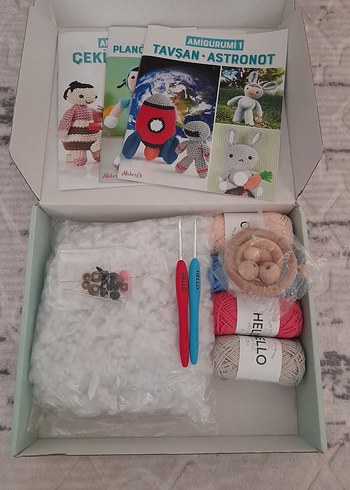  Beden Renk Amigurumi Seti - Başlangıç Eğitim Oyuncağı