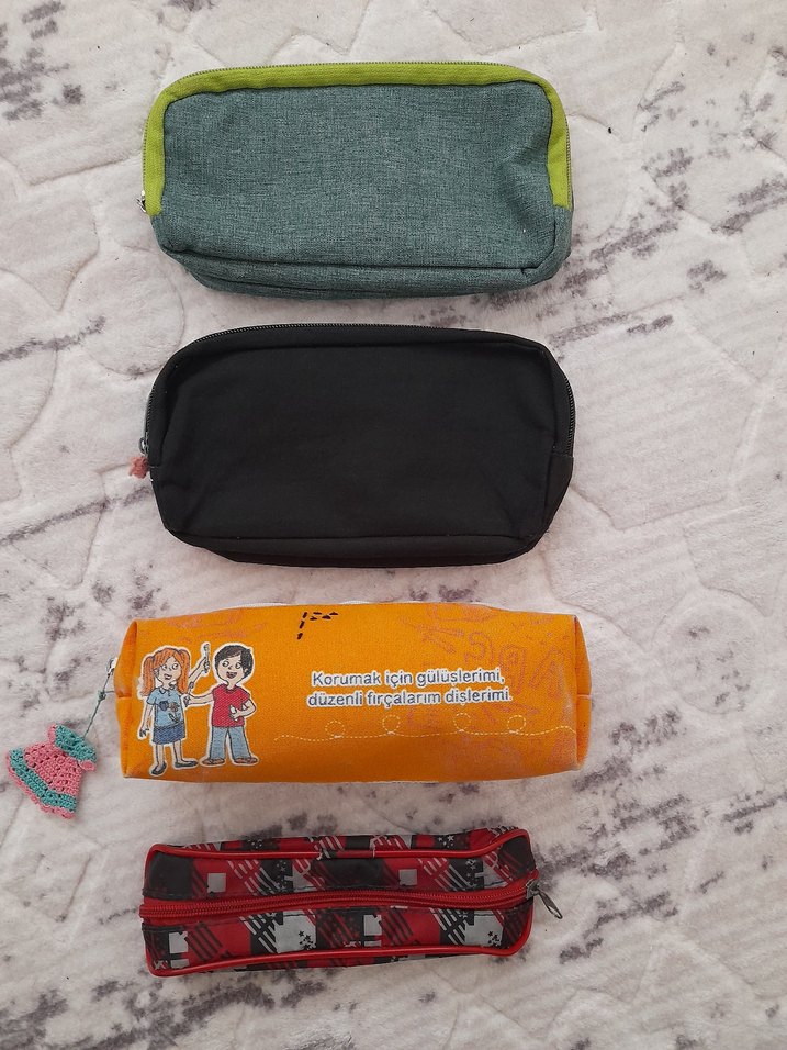 Renkli Fermuarlı Erkek Çocuk Kalemlik Seti - Görsel 2