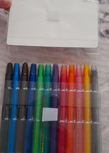 Mikro 12 Renk Çevirmeli Mum Boya