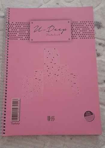 Pastel Pembe Spiralli Defter
