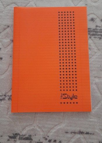Parlak Turuncu Defter aStyle