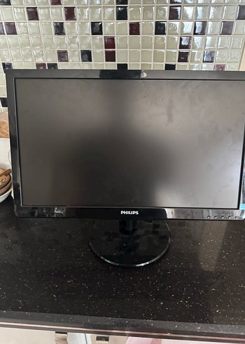 Philips Siyah Philips Monitör