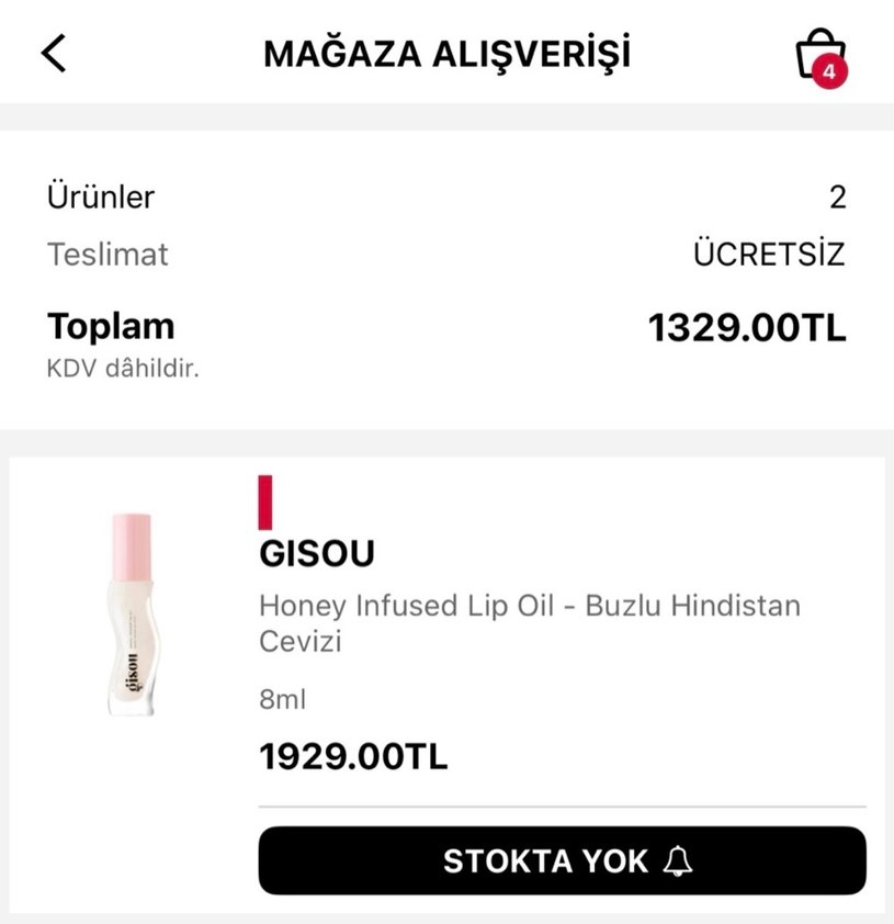 Gisou Lip Oil Buzlu Hindistan Cevizi - Görsel 5