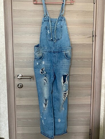 vintage denim tulum salopet