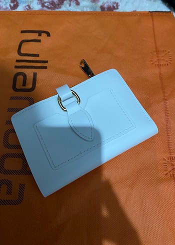 Mavi Deri Kadın Clutch Cüzdan