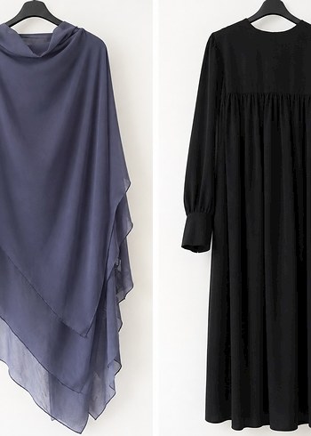 Armine Abaya Ve Sufle Seti