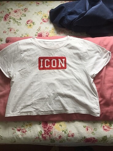 mavi icon tişört