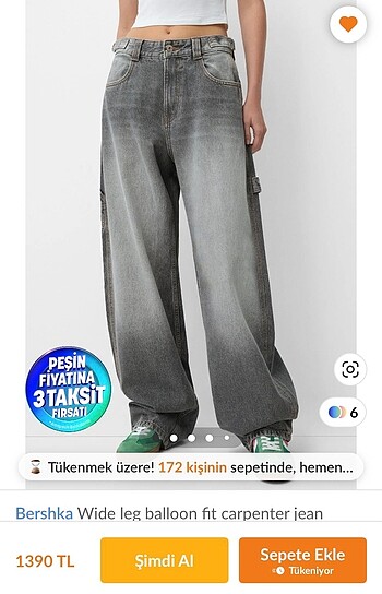 Bershka sadece bir kere giydim
