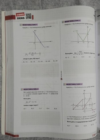 Beden 3D Yayınları AYT Matematik Video Ders Defteri