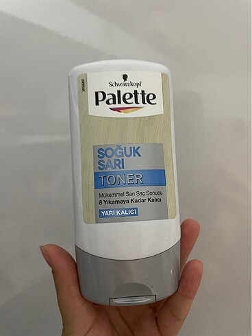 palette soğuk sarı toner
