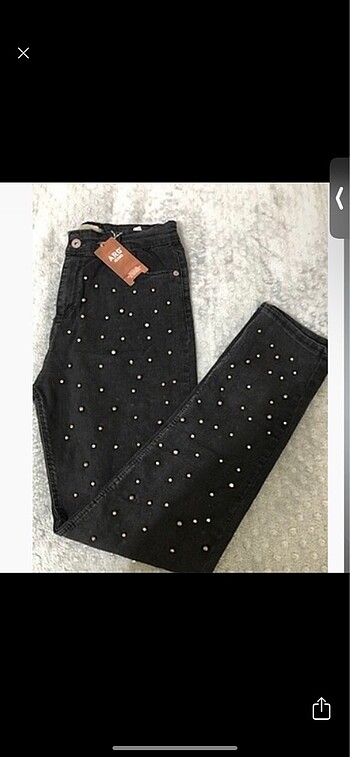 İnci detay jean pantolon