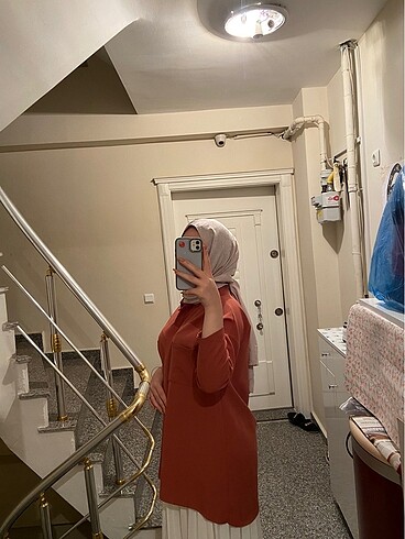 diğer Beden turuncu Renk tunik gömlek