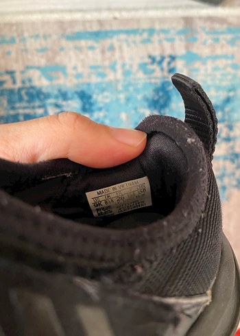 Erkek Çocuk Siyah Adidas Cırtlı Spor Ayakkabı - Görsel 4