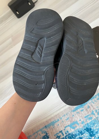 Erkek Çocuk Siyah Adidas Cırtlı Spor Ayakkabı - Görsel 3