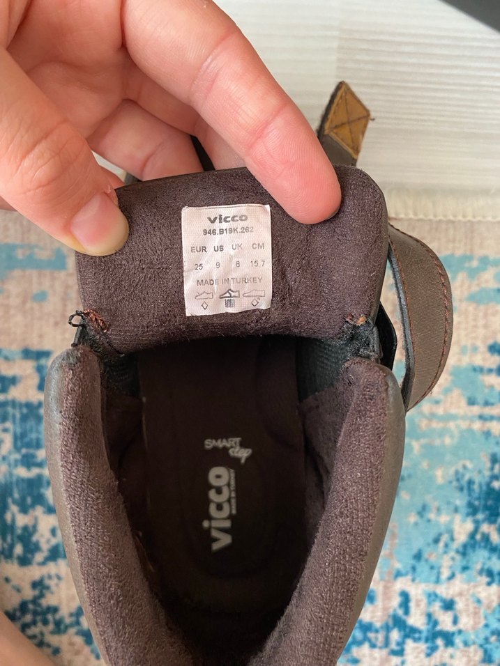 Kahverengi Erkek Çocuk Spor Ayakkabı - Görsel 3