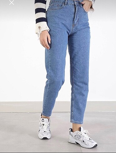 31 Beden mavi Renk Addax Yüksek Bel Mom Jeans