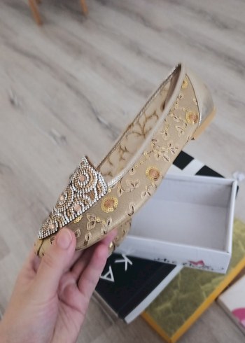 Pırıltılı Kadın Kına Gecesi Ayakkabısı - Görsel 2