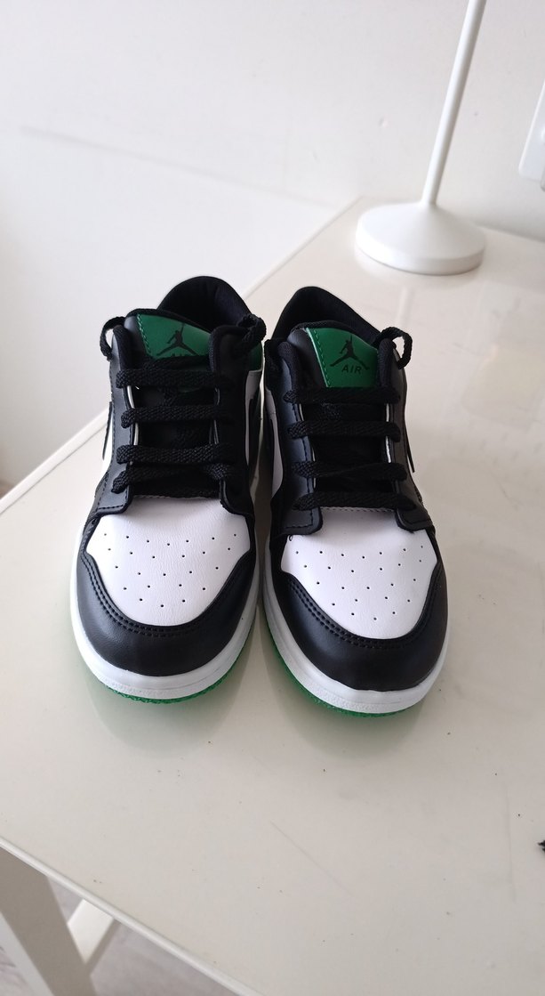 Erkek Çocuk Siyah Beyaz Spor Ayakkabı - Görsel 2