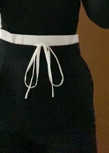 Siyah Rahat Kesim Kadın Kumaş Pantolon - Görsel 2