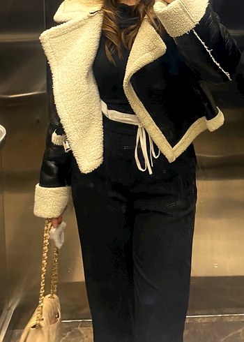 Siyah Rahat Kesim Kadın Kumaş Pantolon - Görsel 3