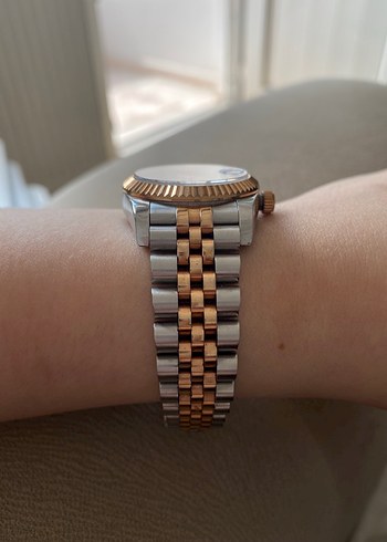 Rolex Rolex Kadın Klasik Beyaz Kol Saati