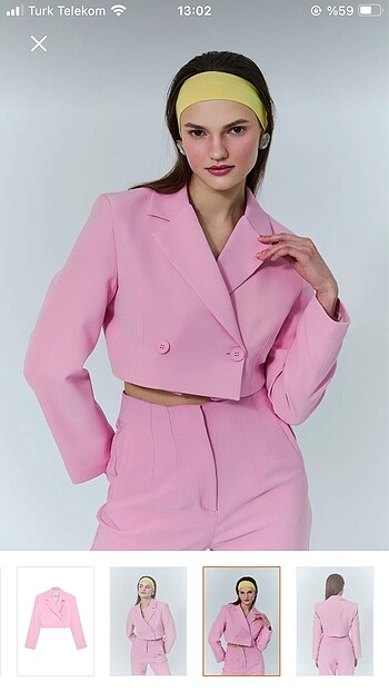 s Beden Crop ceket