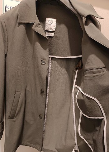 Haki Renk Trençkot (Ds Damat) - Görsel 3