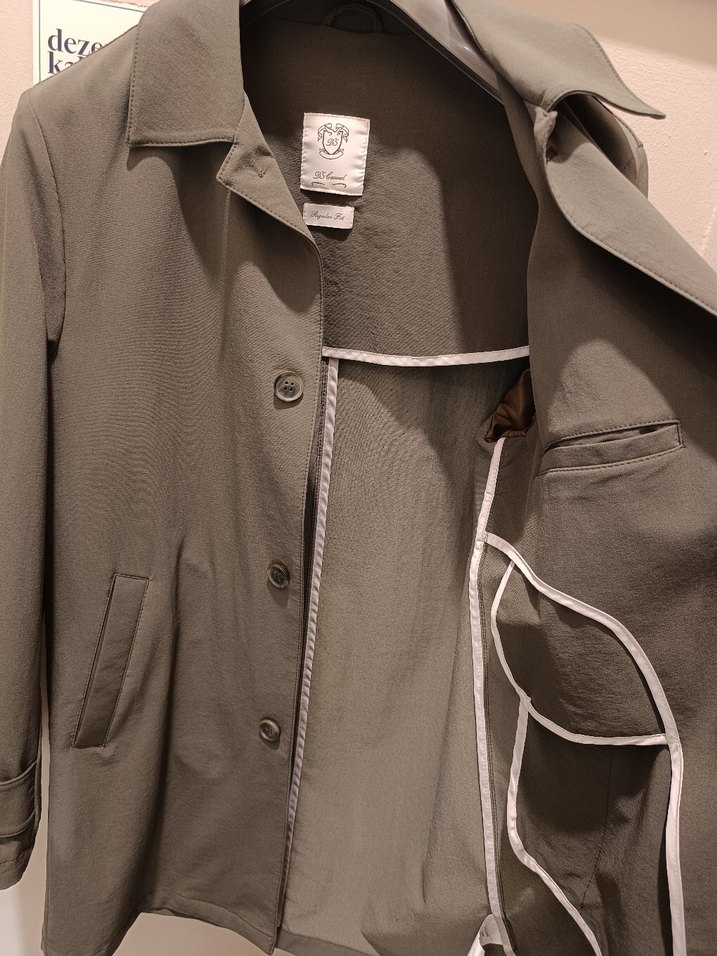 Haki Renk Trençkot (Ds Damat) - Görsel 3