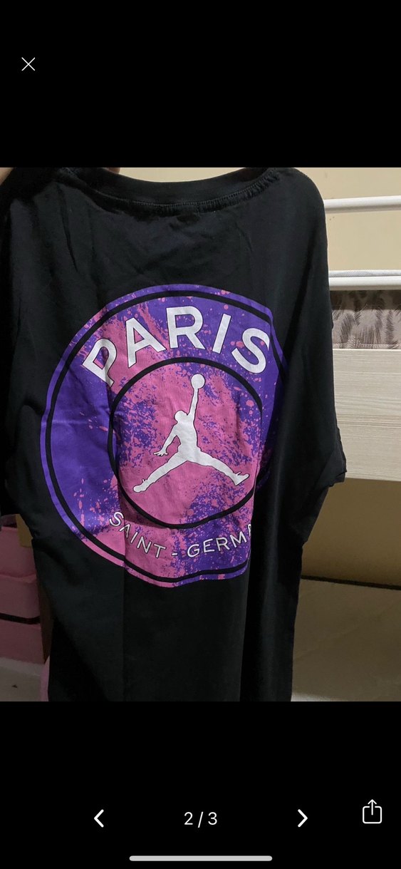 Erkek Siyah Baskılı Pamuklu Tişört - Görsel 2