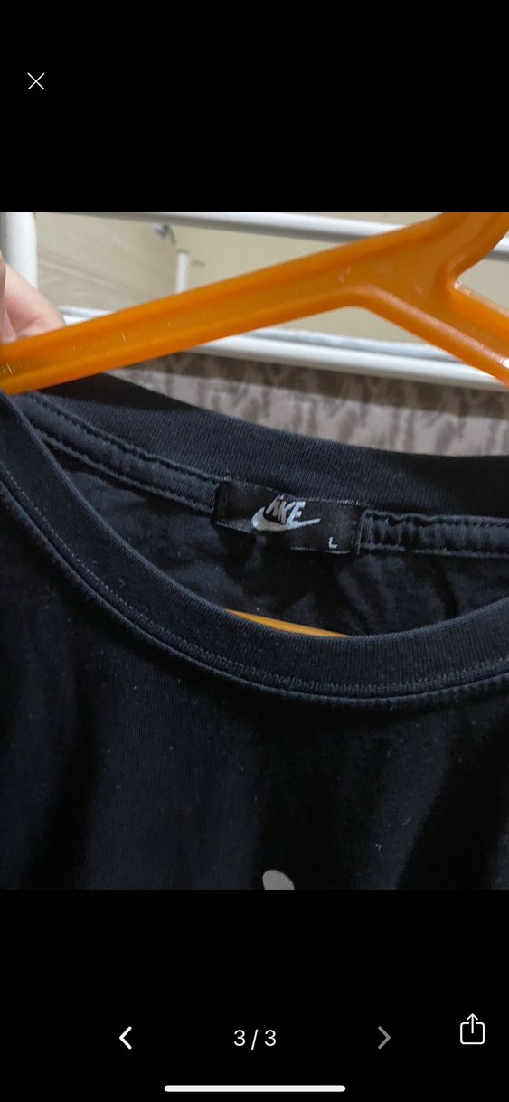 Erkek Siyah Baskılı Pamuklu Tişört - Görsel 3