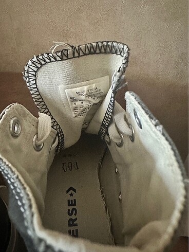 39 Beden siyah Renk orijinal converse