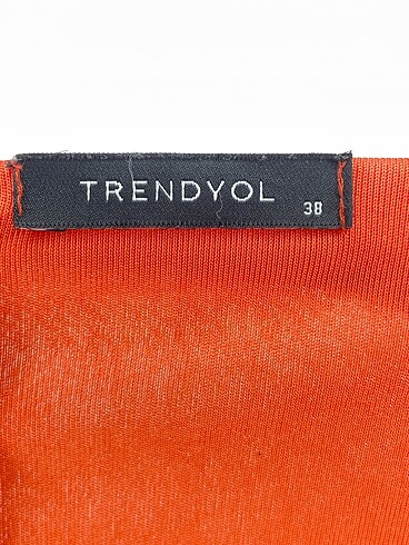 38 Beden turuncu Renk Trendyol & Milla Kısa Elbise %70 İndirimli.