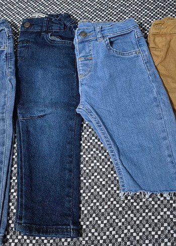 Düğmeli Erkek Çocuk jean Pantolon