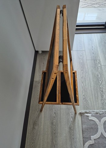 Ahşap Çerçeveli çift taraflı yazı tahtası - Görsel 3