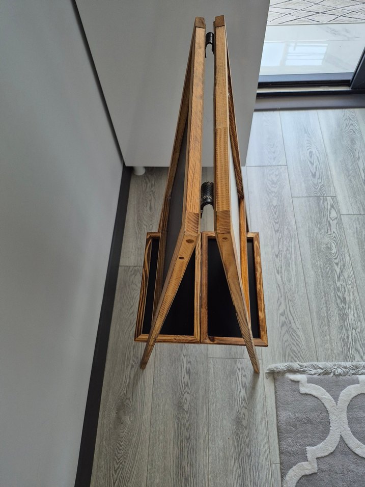 Ahşap Çerçeveli çift taraflı yazı tahtası - Görsel 3