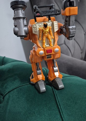 Renkli Turuncu Robot Aksiyon Figürü - Görsel 2