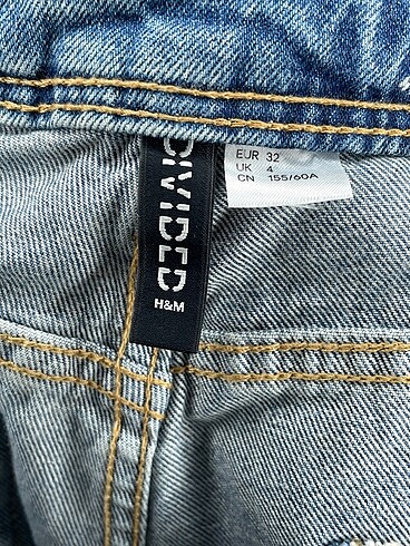32 Beden mavi Renk H&M Kısa Salopet %70 İndirimli.