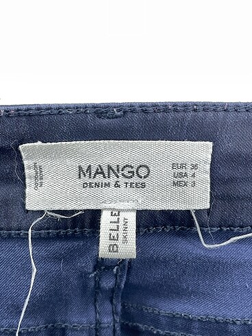 36 Beden lacivert Renk Mango Jean / Kot %70 İndirimli.