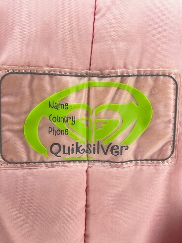 universal Beden pembe Renk Quiksilver Mont %70 İndirimli.