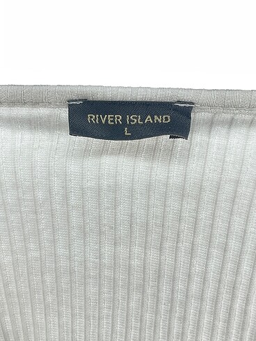 l Beden beyaz Renk River Island Bluz %70 İndirimli.
