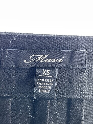 xs Beden siyah Renk Mavi Jeans Mini Etek %70 İndirimli.