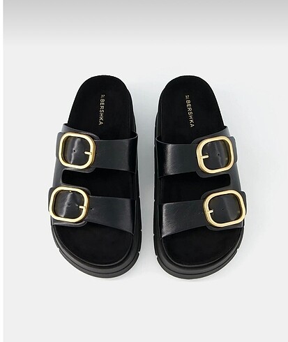 38 Beden Sandalet Platform Bershka Tokalı 0 ürün hiç kullanılmadı