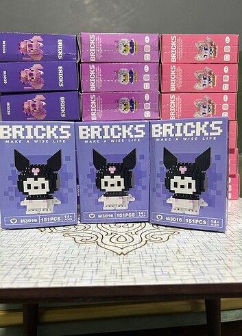  Beden Kuromi Bricks Blok Lego