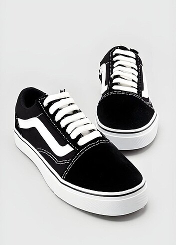41 Beden Vans Old Skool Siyah Beyaz Ayakkabı